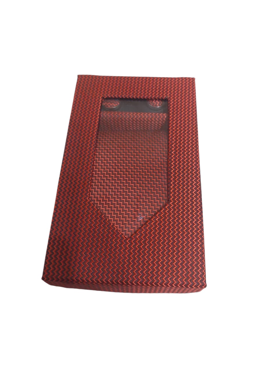 Red Ruby Rhapsody textured  Tie combo set